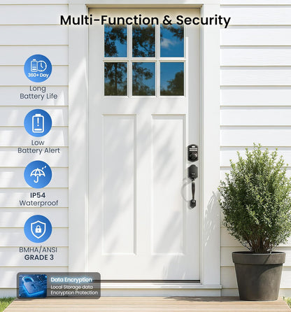 KS02A Fingerprint Keyless Entry Door Lock