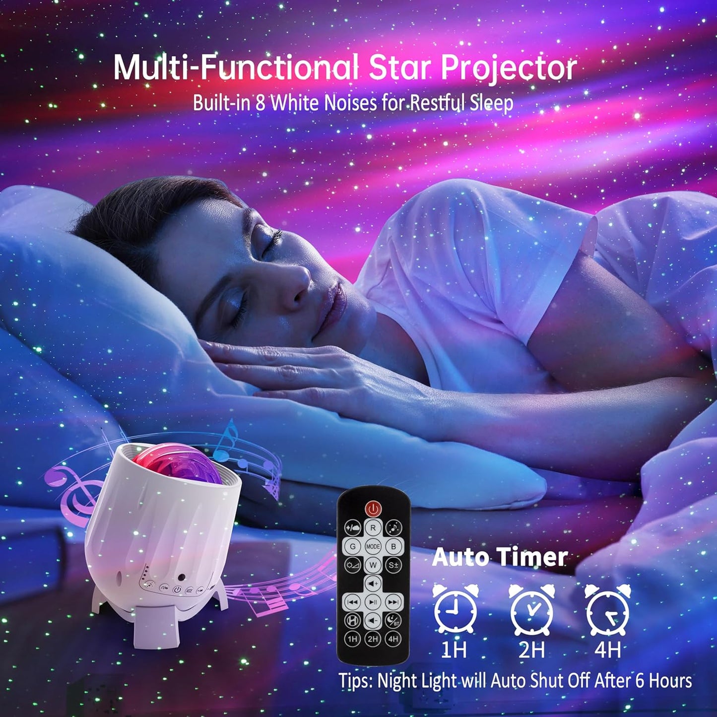 Northern Lights Projector, Aurora Star