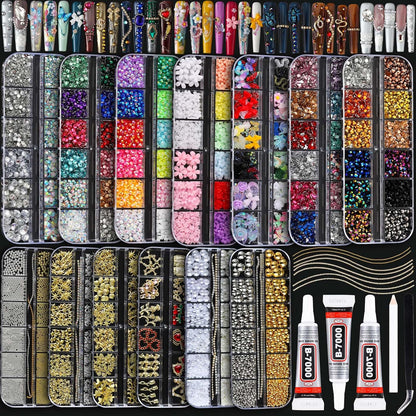 BANA Nail Charms for Rhinestones Kit 