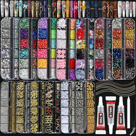 BANA Nail Charms for Rhinestones Kit 