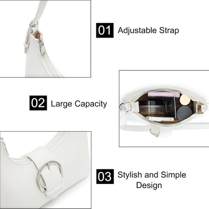 Shoulder Bag for Women Retro Vegan 