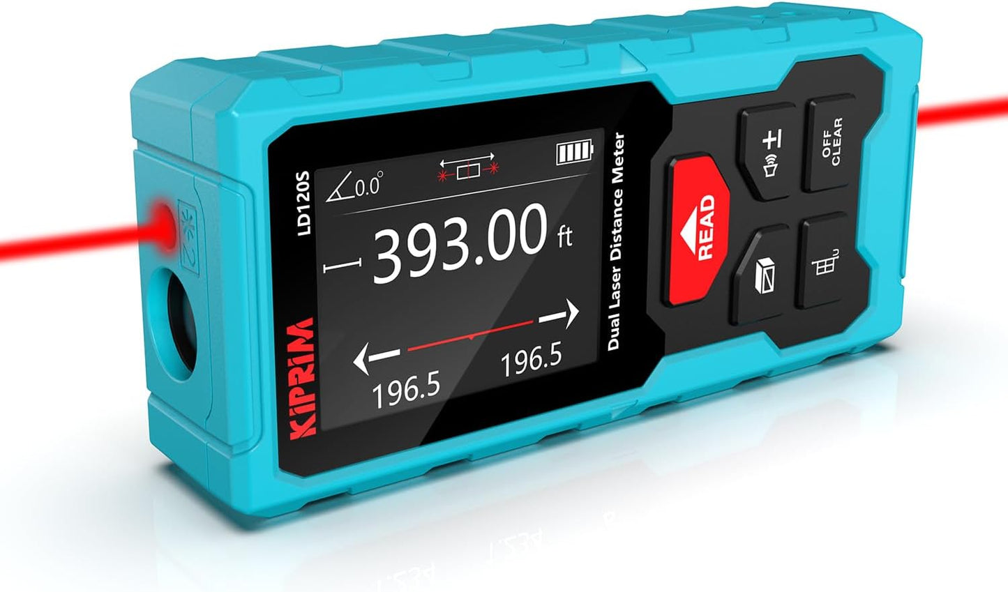 393Ft Dual Laser Distance Measuring Tool