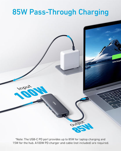 USB C Hub, 5-In-1 USBC to HDMI Splitter