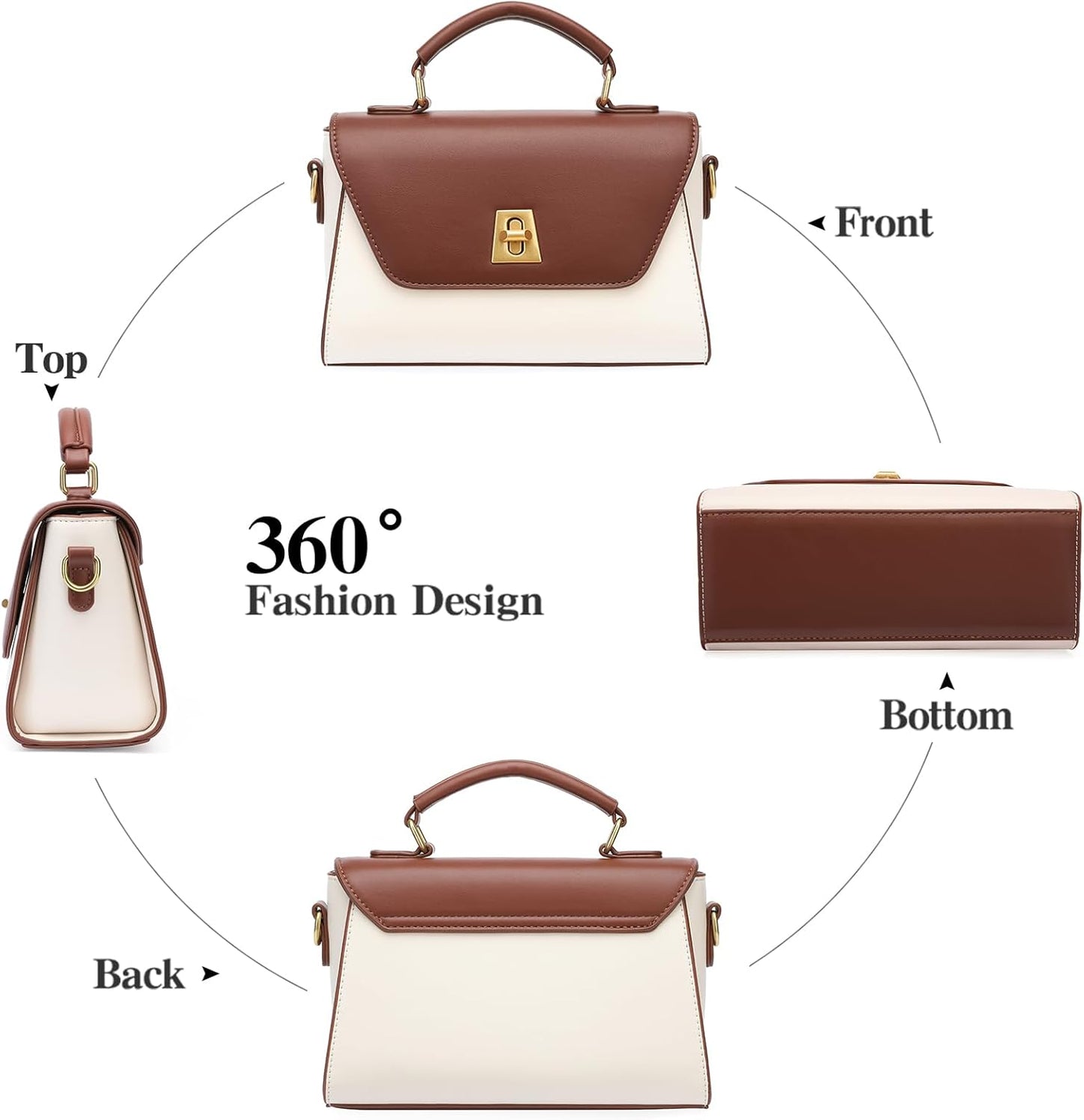 Top-Handle Crossbody Bags for Women 