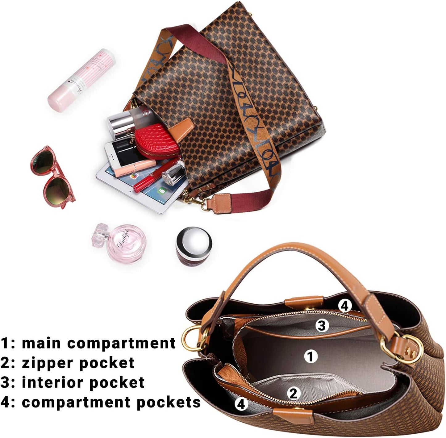 Women Satchel Handbag Purse Ladies