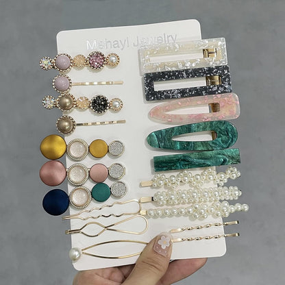 20 PCS Macaron Pearl Acrylic Resin 