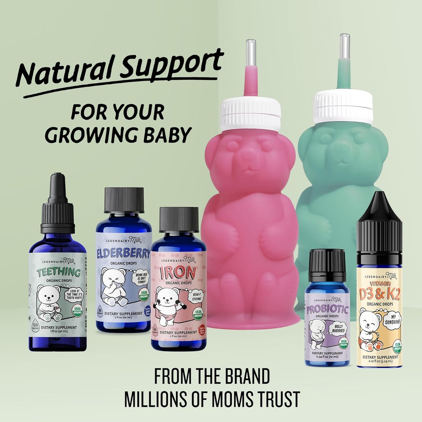 Organic Baby Teething Relief Drops