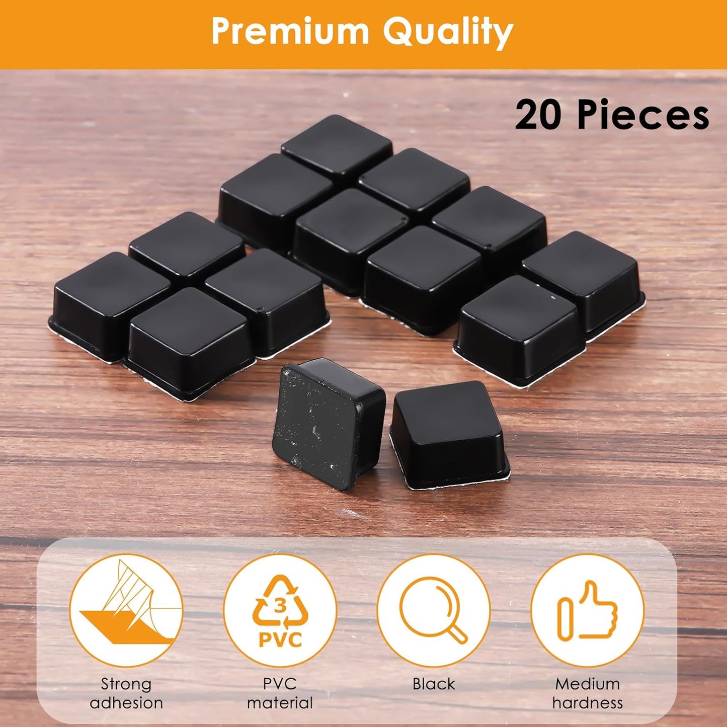 Rubber Feet for Electronics 40PCS Tall 