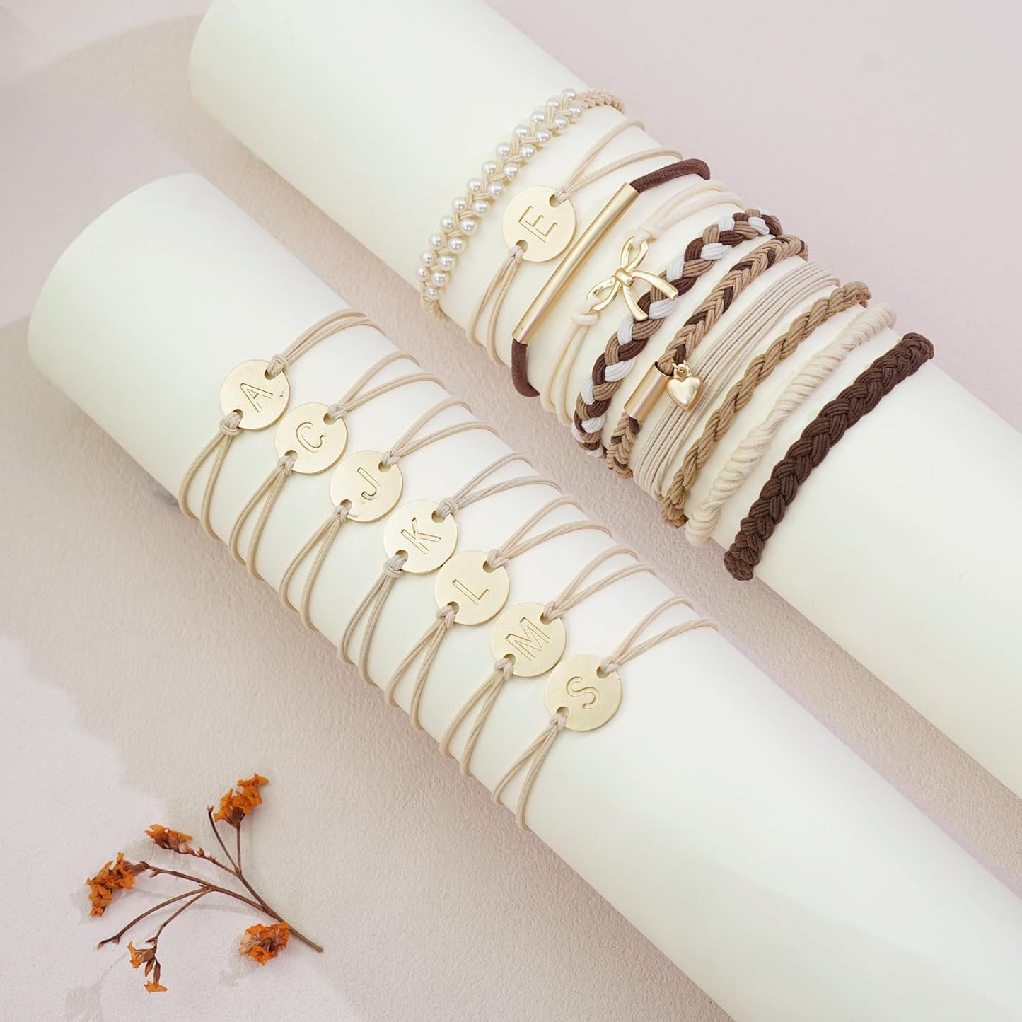 Boho Hair Ties, 10 PCS Cute Bands 