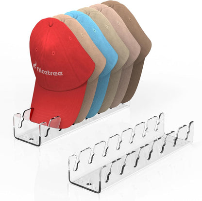 Hat Organizer for Baseball Caps, 2 Pcs