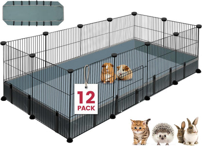 12 Panels Small Animal Playpen, 48" 