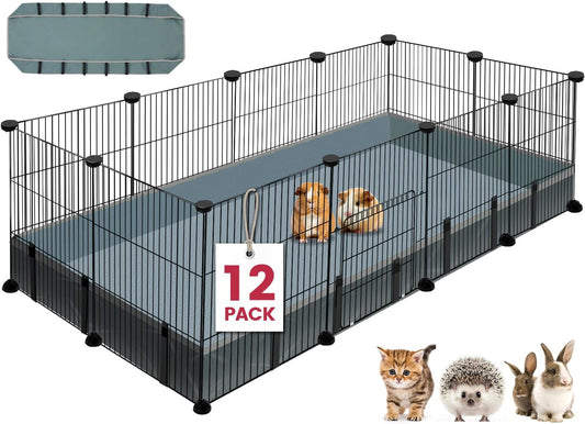 12 Panels Small Animal Playpen, 48" 