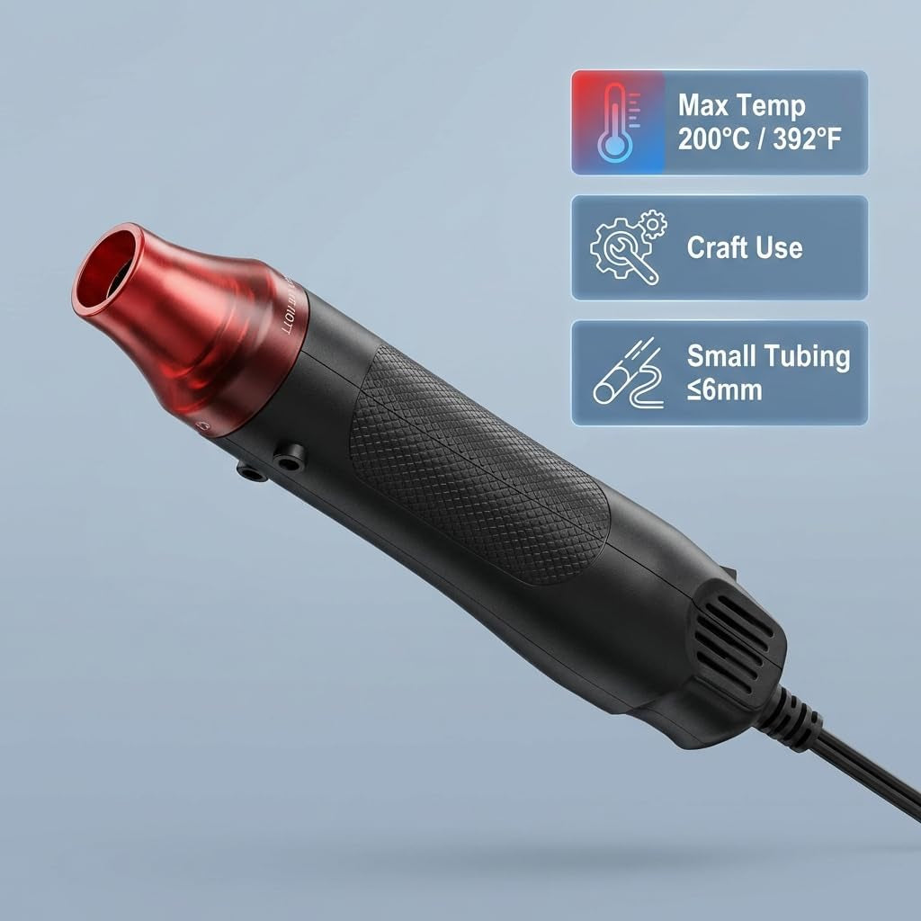 Mini Heat Gun,300W Portable Hot Air Tool