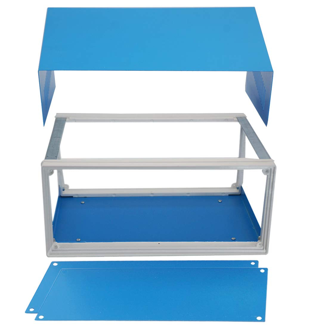 Electronic Enclosures Blue Metal 