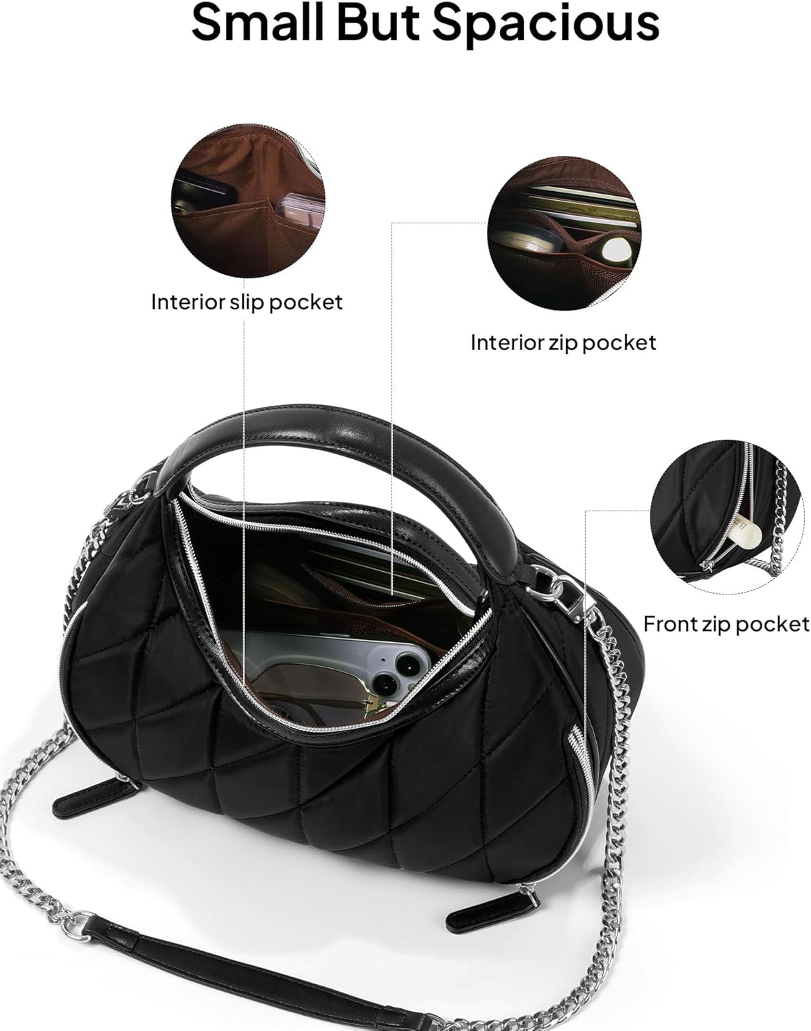 Crossbody Bag for Women Small Quilted