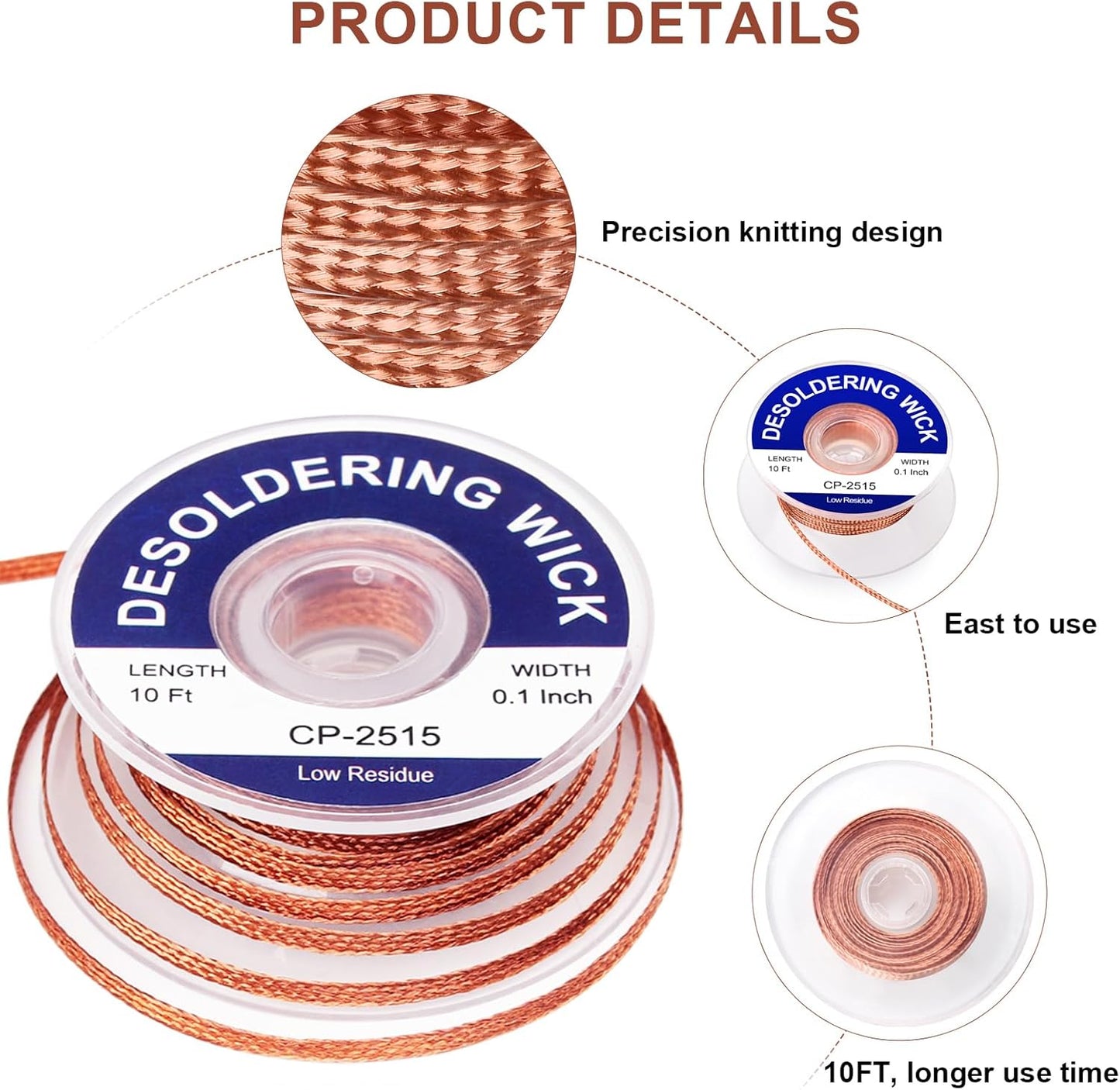 Solder Flux Paste and Solder Wick Braid