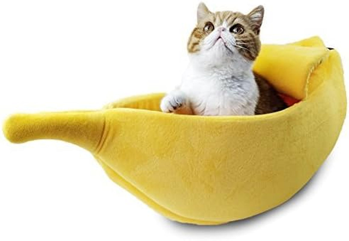 · Cute Banana Cat Bed House Large Size