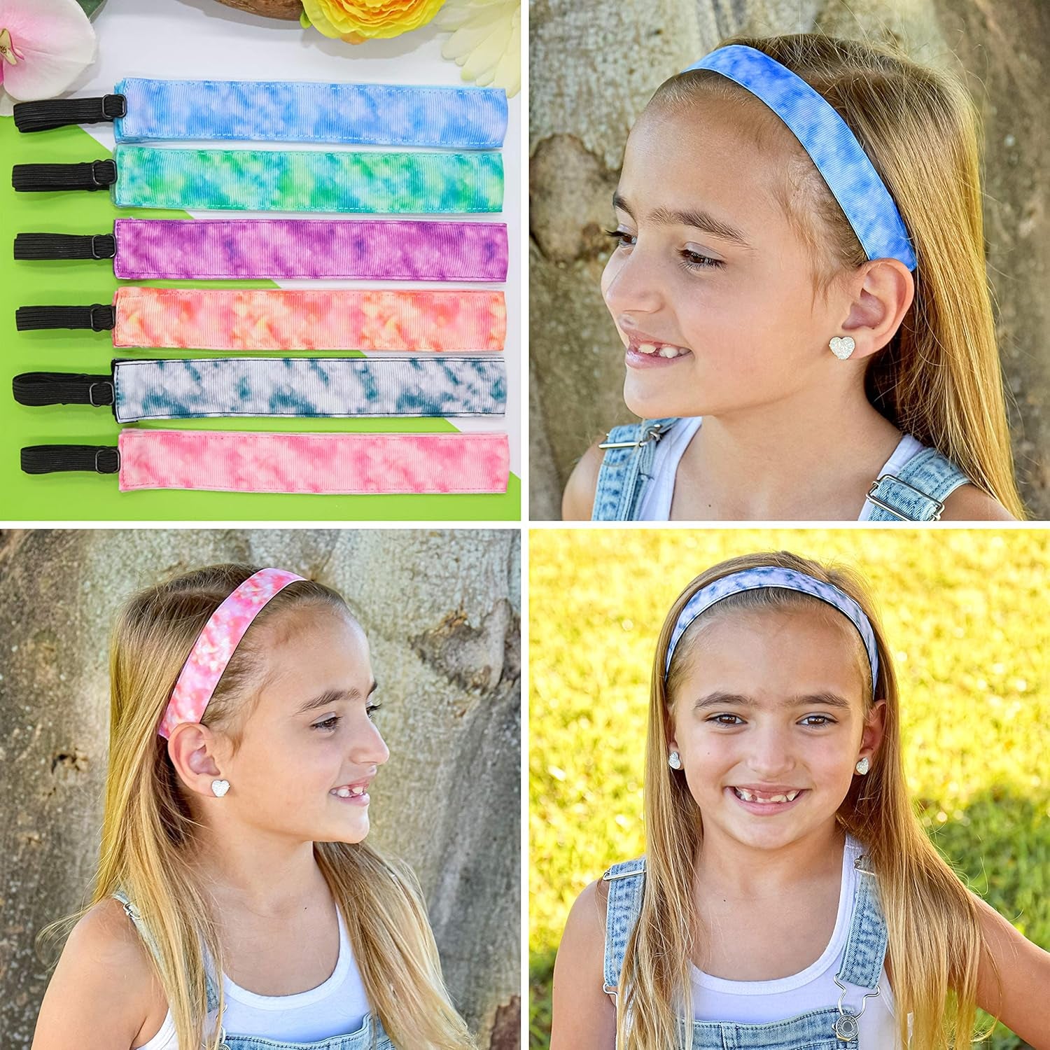 Headbands for Girls - 6 Adjustable