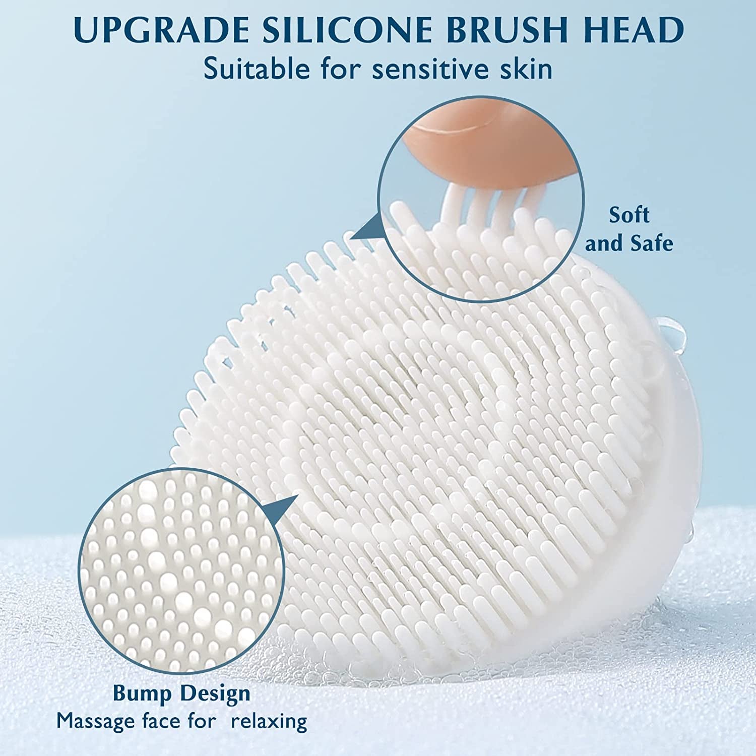 Facial Cleansing Brush Silicone Face 