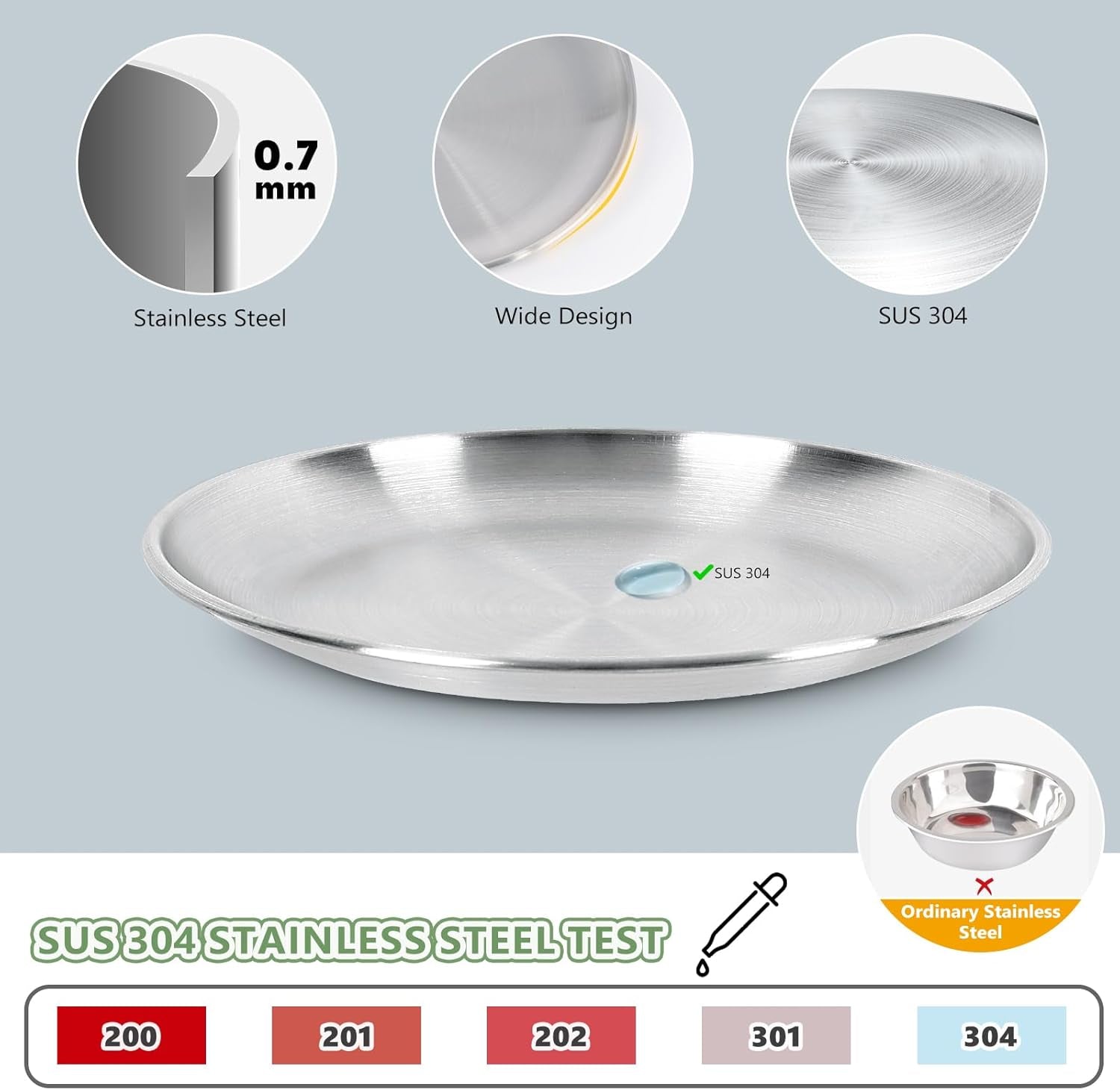 4-Pack Stainless Steel Cat Food Bowls