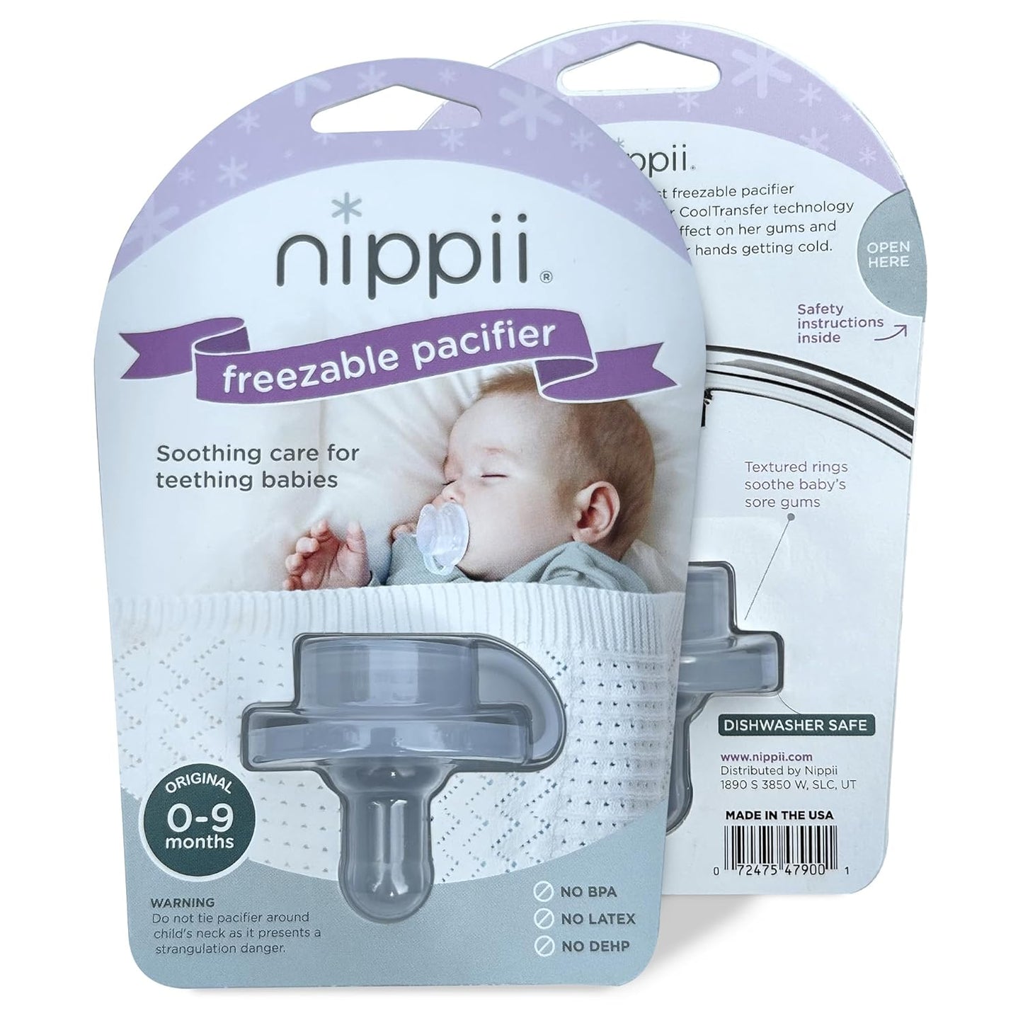 Freezable Pacifier for Baby Teething
