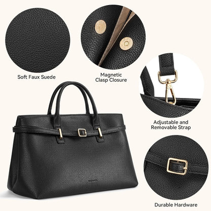 Vegan Leather Purse for Women Top Handle
