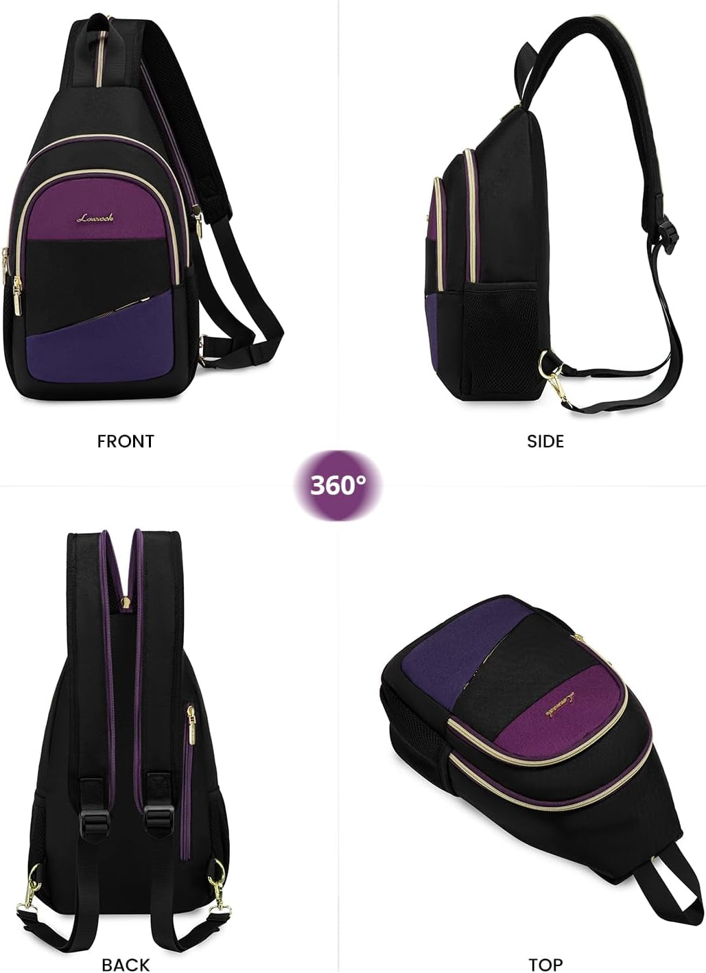 Sling Bag for Women, Sling Backpack 