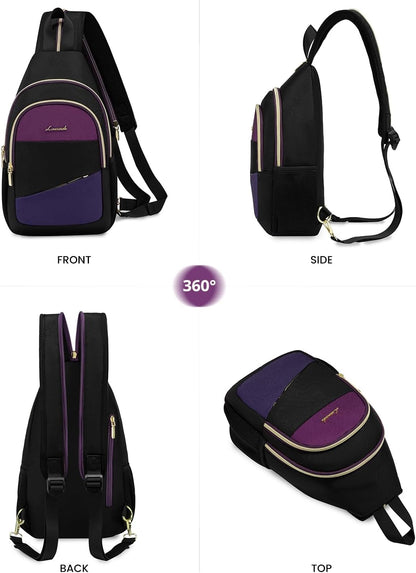 Sling Bag for Women, Sling Backpack 