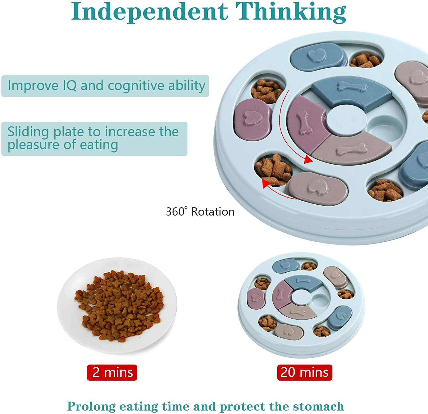 Dog Puzzle,Dog Food Toys for IQ Training