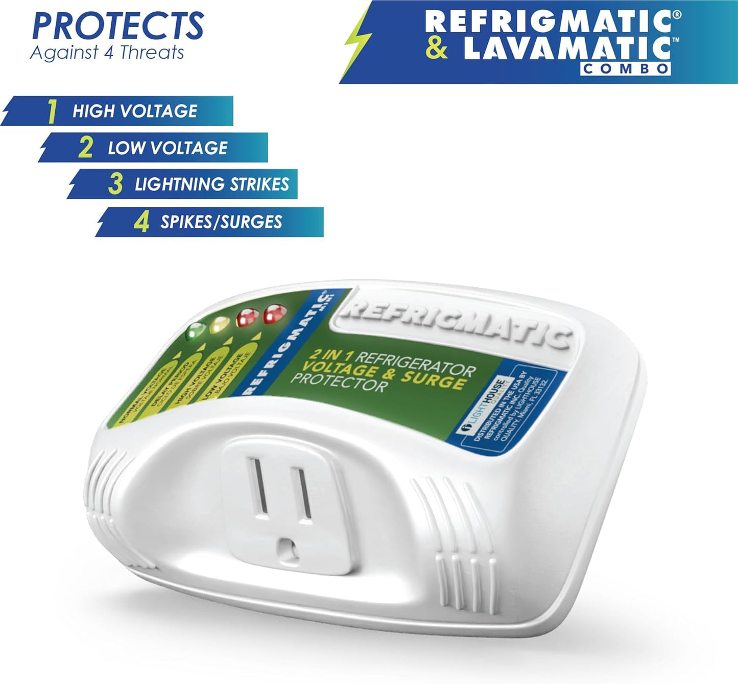 Two Electronic Voltage & Surge Protector