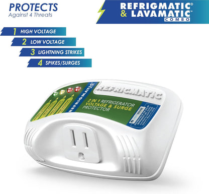 Two Electronic Voltage & Surge Protector