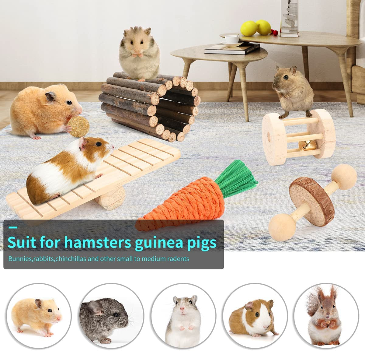 Hamster Cage Accessories, 12 Different