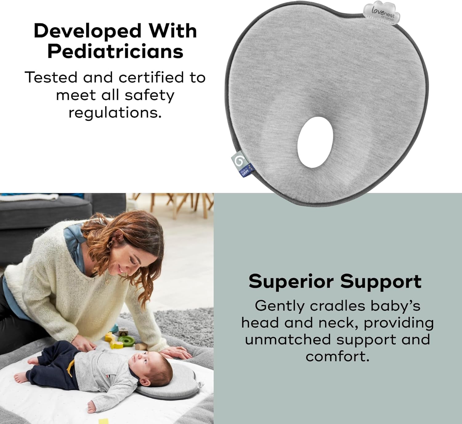 Lovenest Organic Baby Infant Cushion