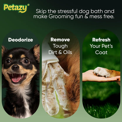 Pet Glove Wipes for Dogs & Cats 