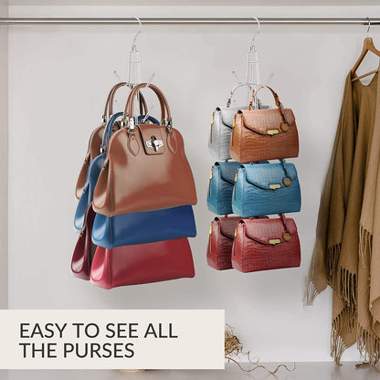 2 Pack Purse Organizer for Closet