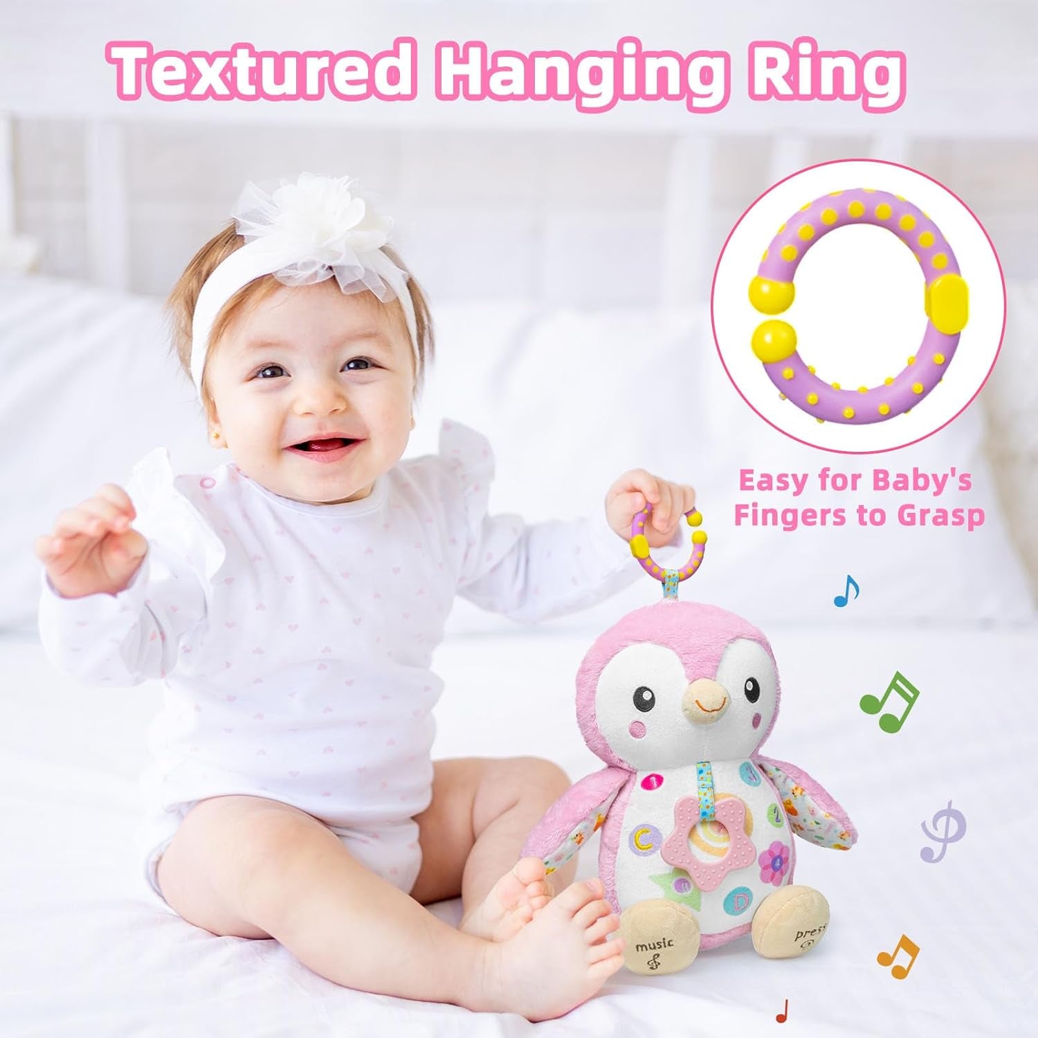 Baby Toys 0-6 Months,Musical Plush