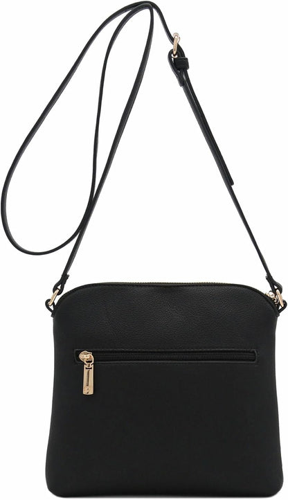 Chevron Quilted Medium Crossbody Bag