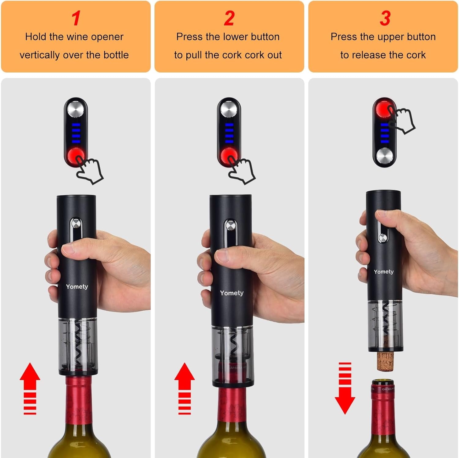 Electric Opener Set with Base, Accessories 