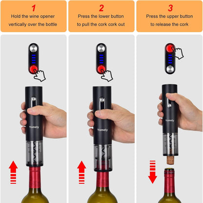 Electric Opener Set with Base, Accessories 