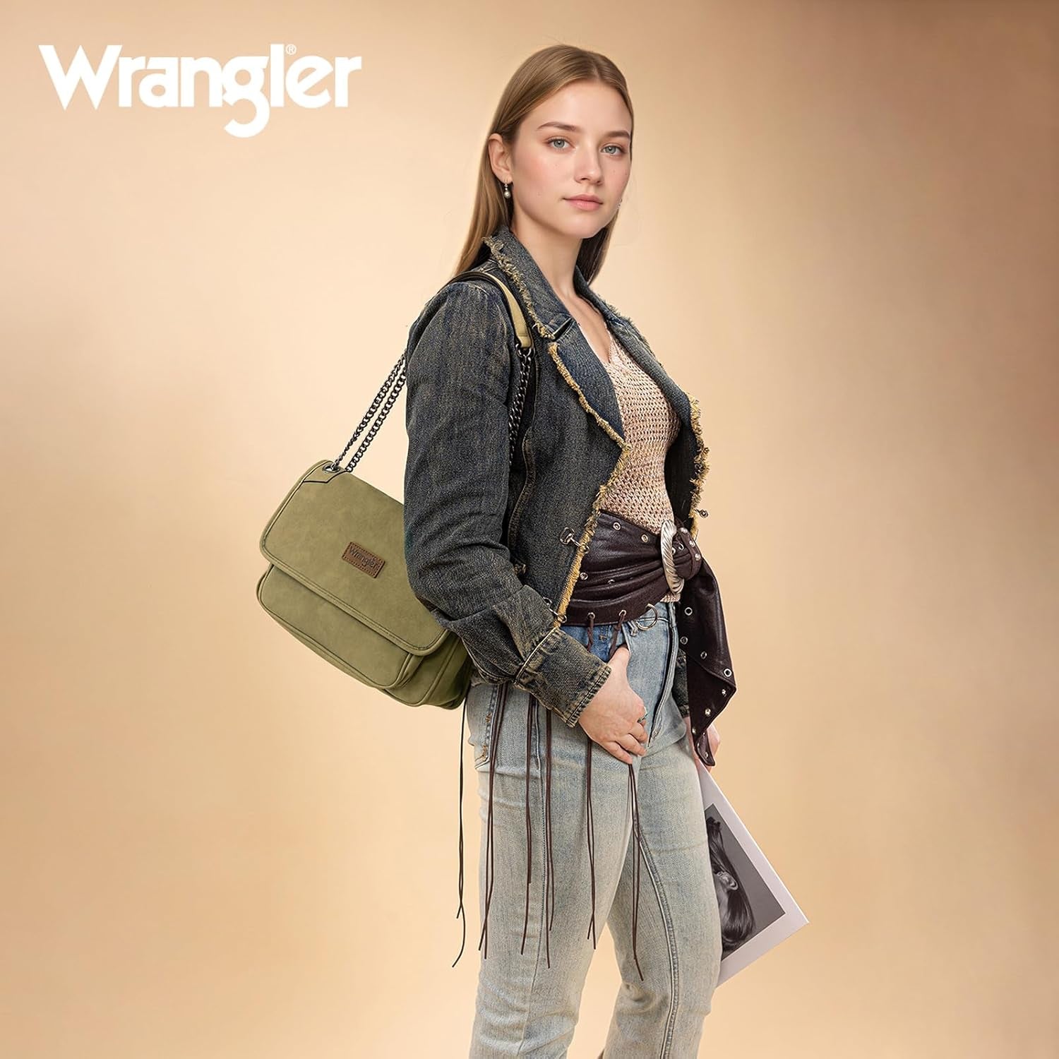 Wrangler Shoulder Bag for Women Retro