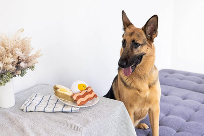 Barkfast Dog Toys, Set of 3, Plush Pet