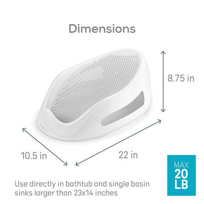 Baby Bath Support (Gray) ideal for Babie