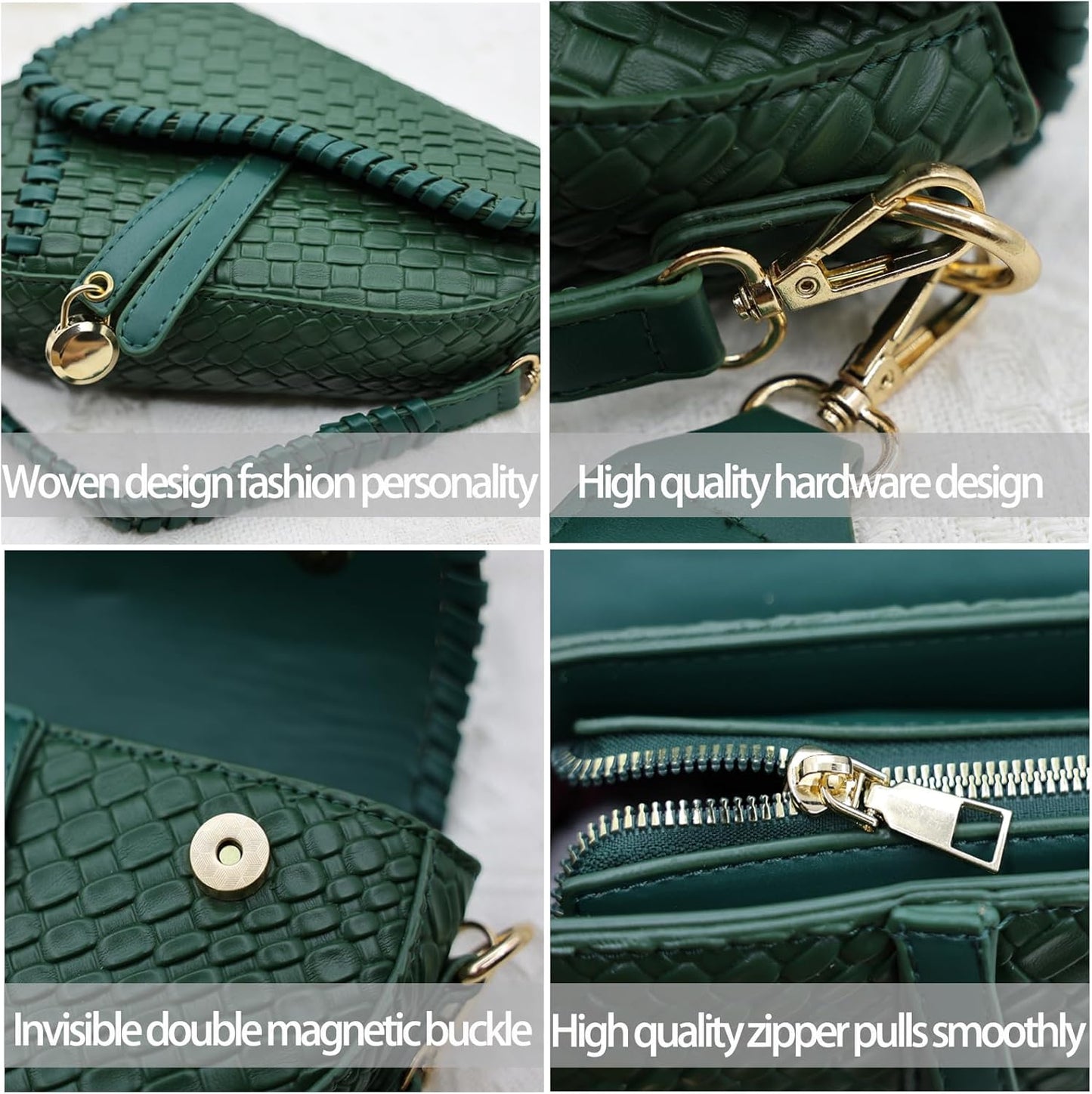 Fashion Women Saddle Shoulder Bag Clutch