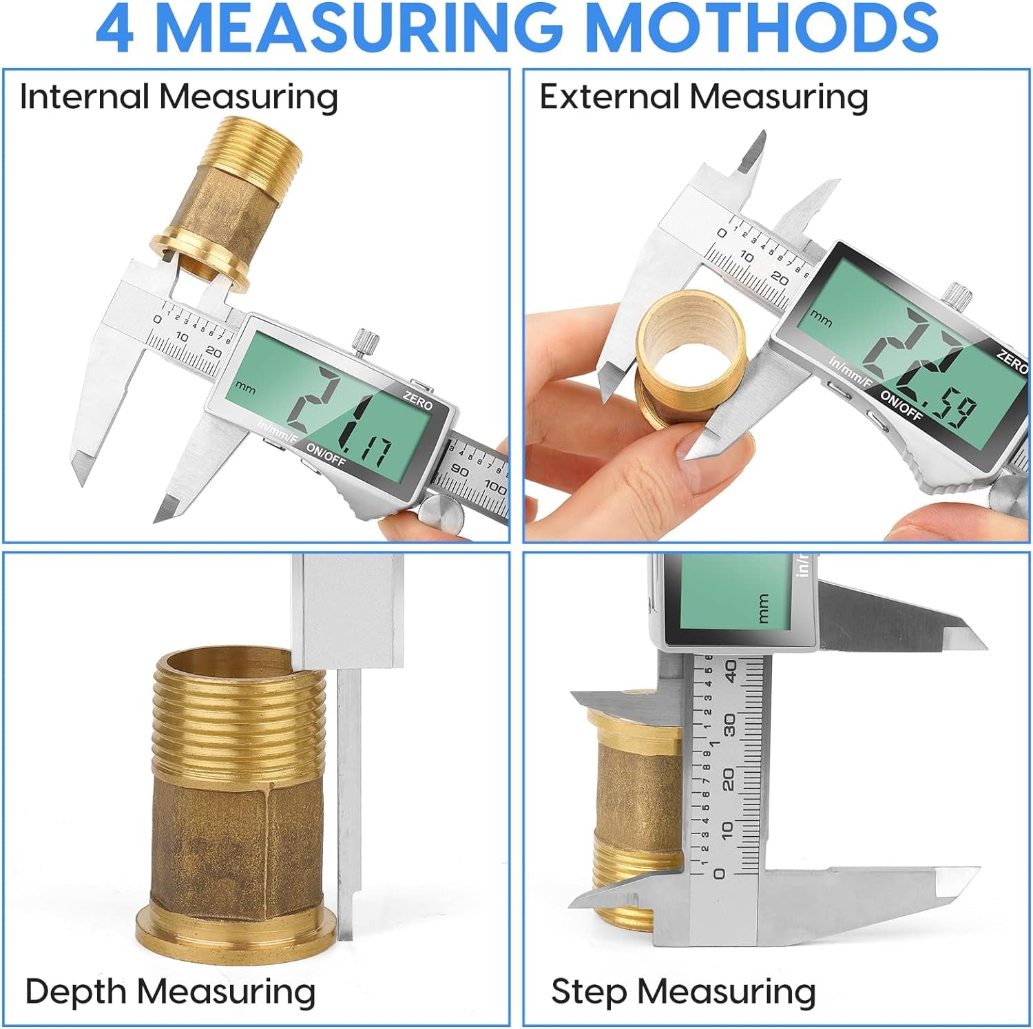 Digital Caliper, 6 Inch Caliper Tool