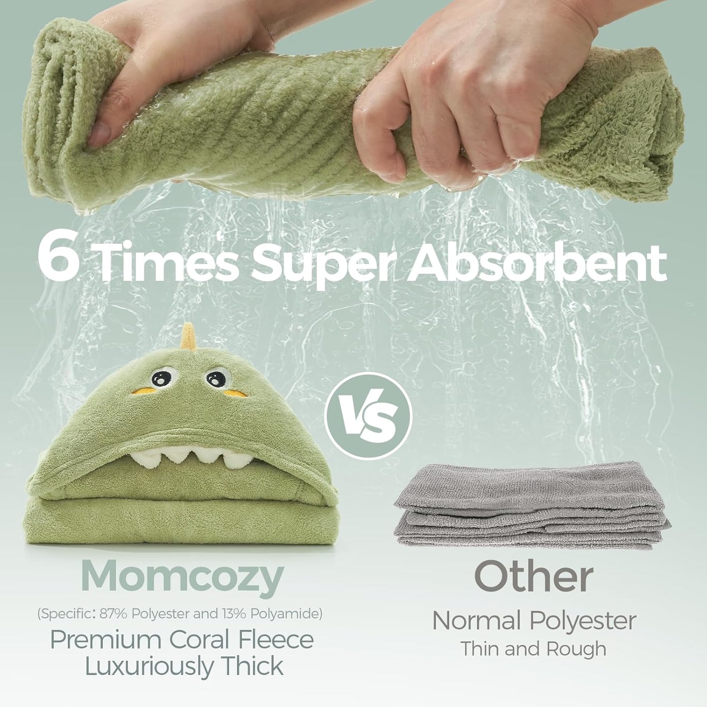 Baby Bath Towels with Visualize Health