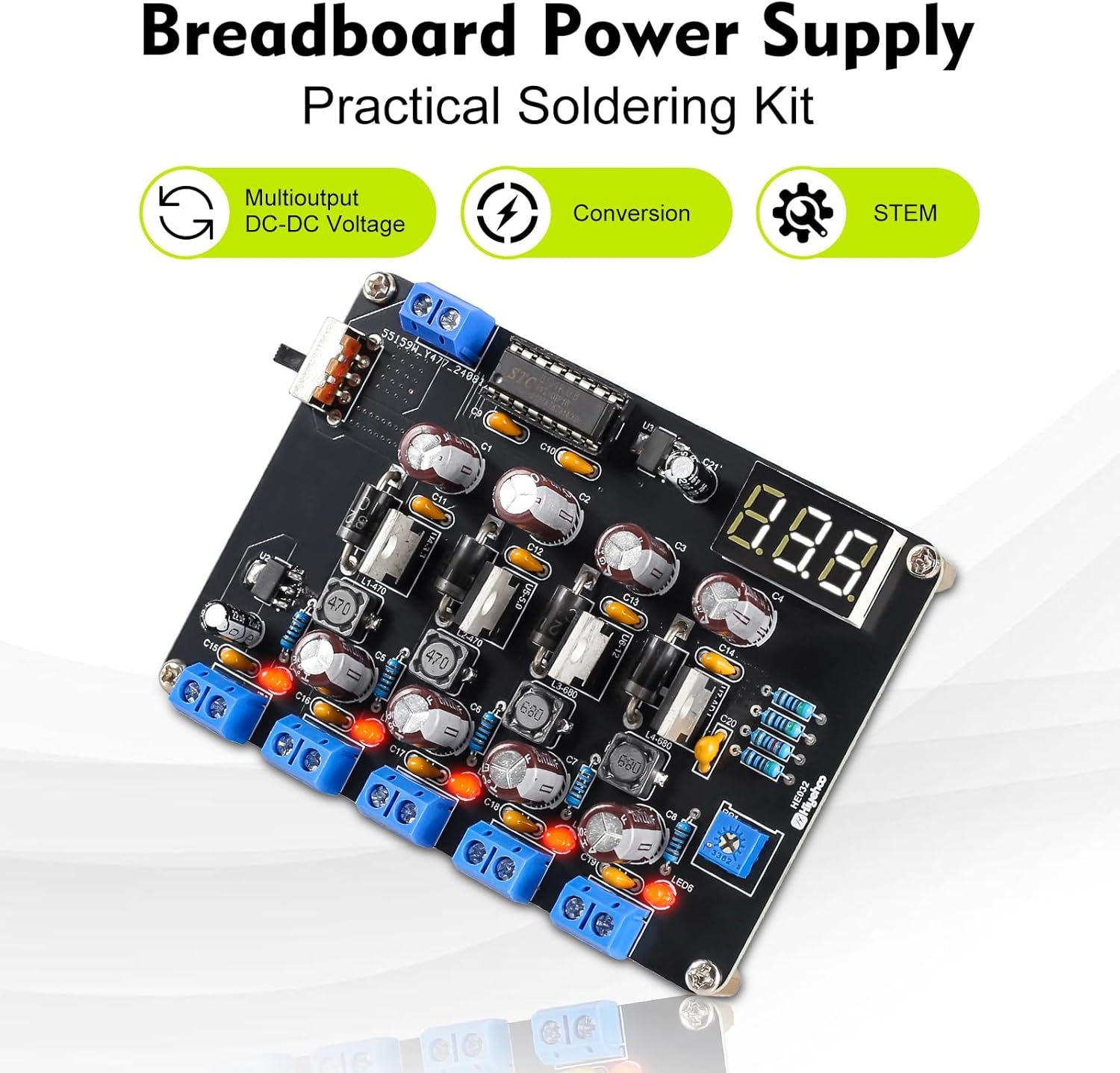 LM2596 Adjustable Power Supply Soldering