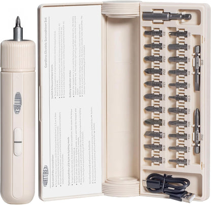 4V Cordless Electric Screwdriver Set