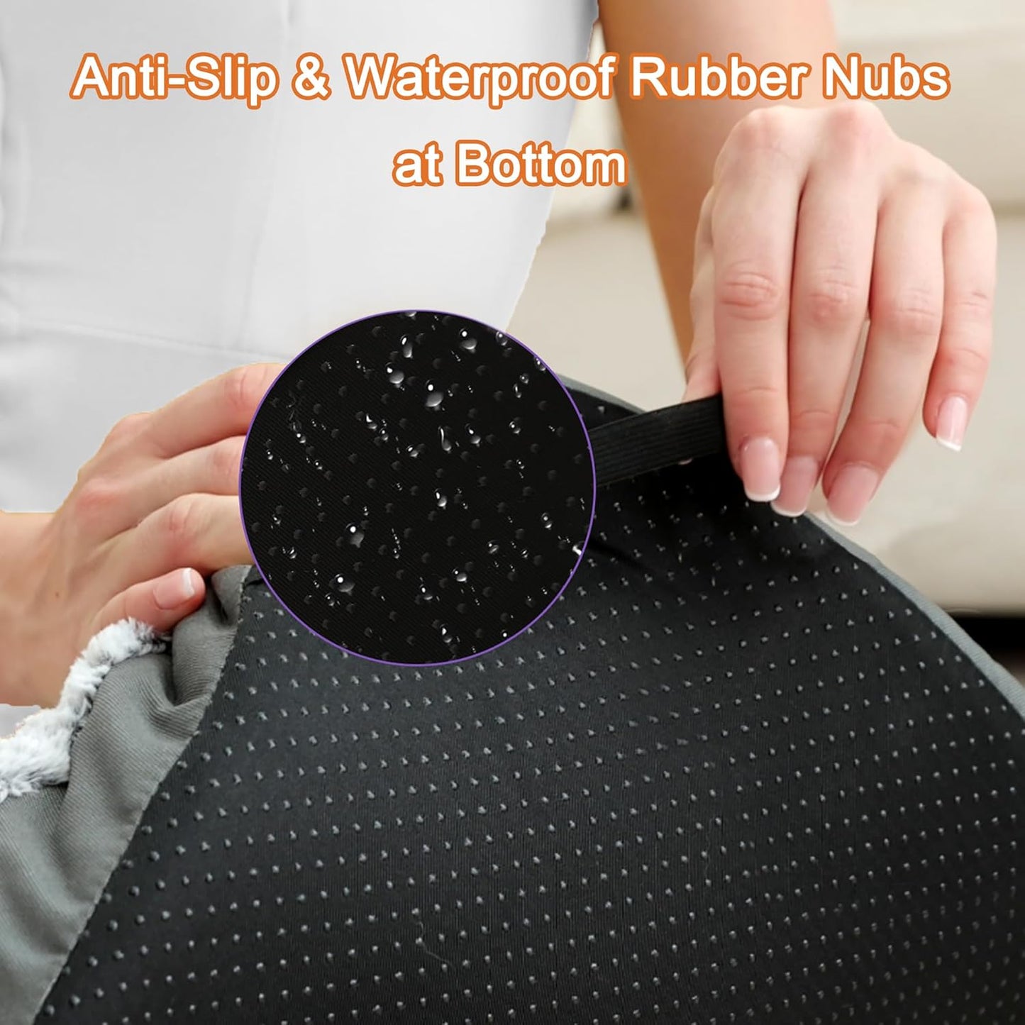 Deluxe Washable Dog Bed for Large Dogs