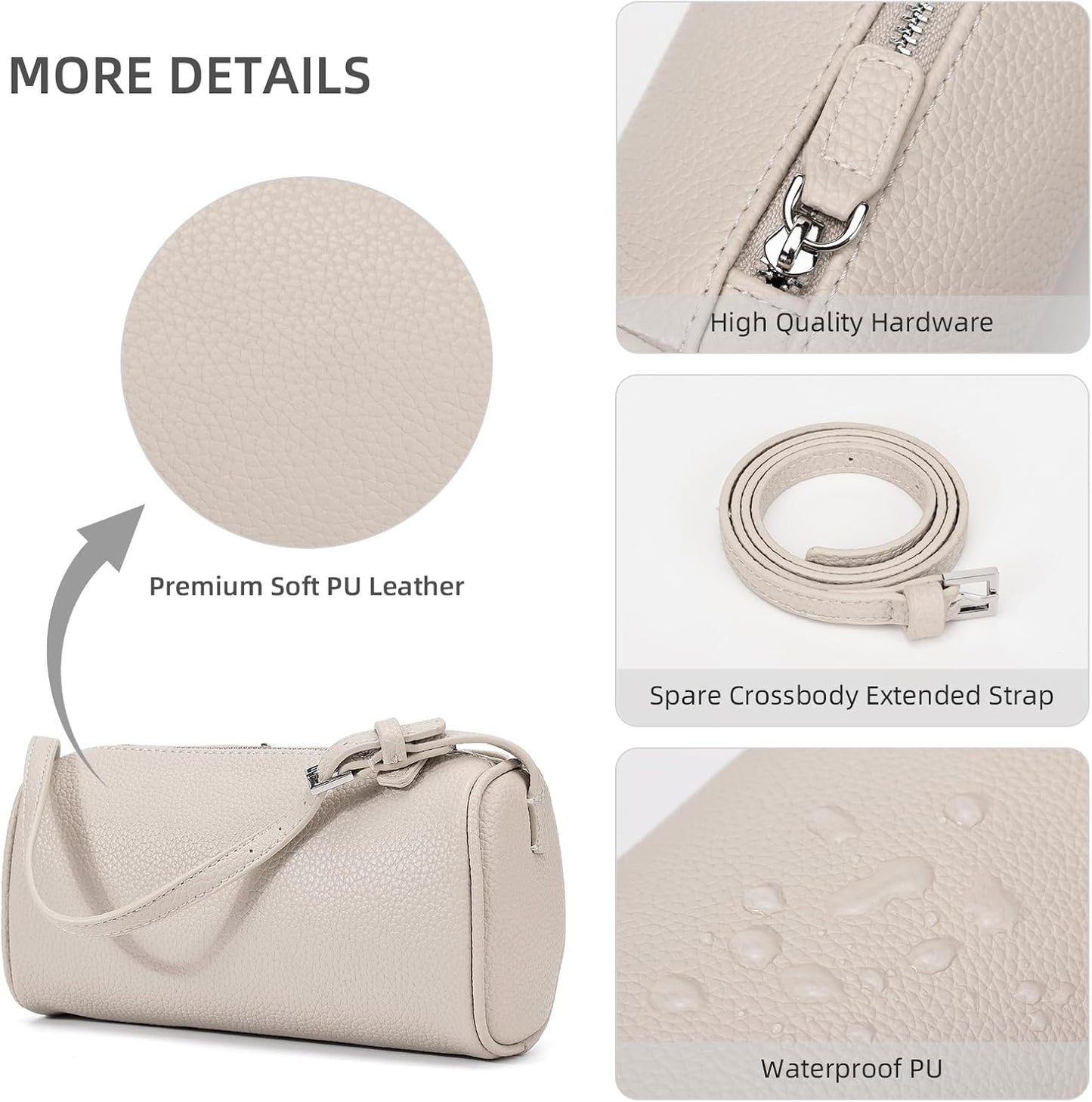 PU Leather Crossbody Purse for Women 