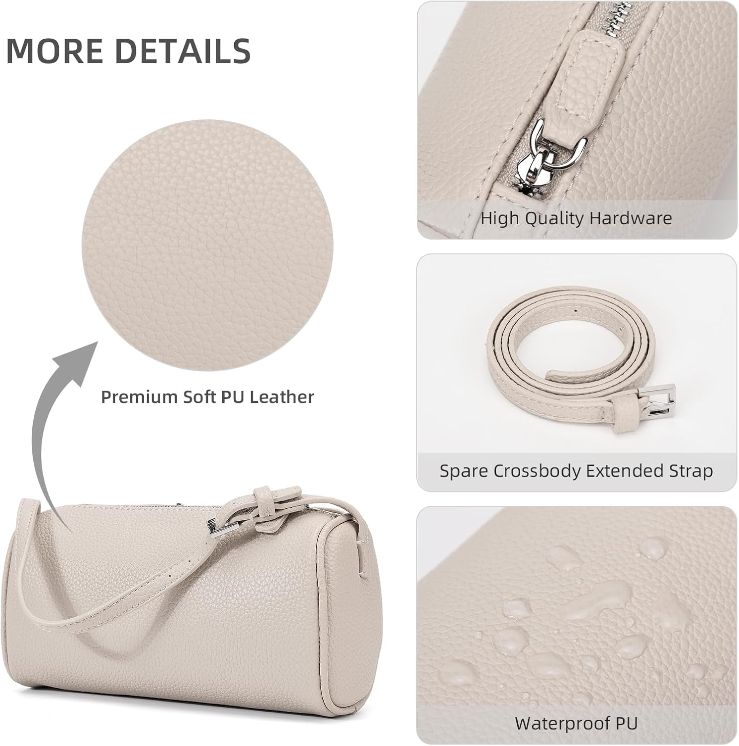 PU Leather Crossbody Purse for Women 